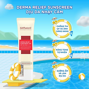 Kem Chống Nắng Cho Da Nhạy Cảm Cell Fusion C Derma Relief Sunscreen SPF50+/PA++++