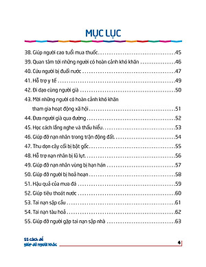 Sách 55 Cách Để Giúp Đỡ Người Khác