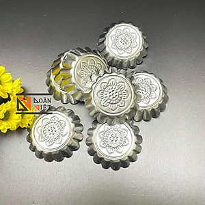 Khuôn Bánh Bò, Rau Câu, Da Lợn - NHÔM DÀY, COMBO 10 KHUÔN, mẫu mã đa dạng