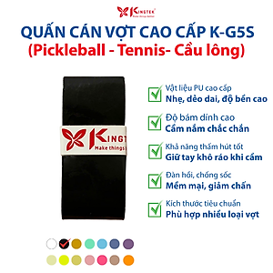 Quấn Cán Vợt KINGTEK K-G5S | Overgrip Cao Cấp Cho Pickleball  - Cầu Lông - Tennis | Êm Tay – Chống Trượt – Hút Mồ Hôi