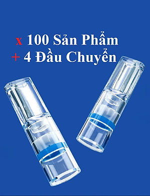 Hộp 100 Đầu Lọc Khói Thuốc Giảm Độc Tố Kèm 4 Đầu Chuyển Loại Nhỏ