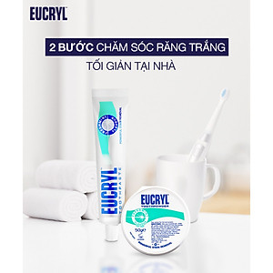 Kem đánh răng trắng răng Eucryl Anh Giúp răng trắng sáng bền lâu , sạch bóng và thơm mát cả ngày - QuaTangMe Extaste