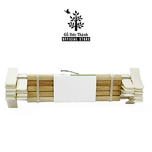 Máng quần có 2 kẹp nhựa (bộ 5 cái) | Gỗ Đức Thành - 08101