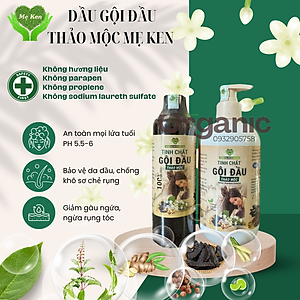 Tinh Chất Gội Đầu Thảo Mộc MẸ KEN 500ml Kích thích mọc tóc, giảm gãy rụng, giảm gàu, giảm nấm ngứa - tặng kèm 1 khăn tắm