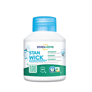 Sáp thơm khử mùi Stanhome Stan Wick Ocean 250ml hương biển tươi mát tiêu chuẩn Air Label Score A+