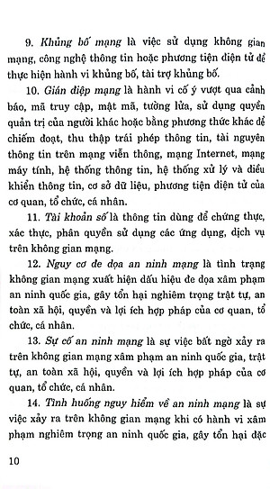 Luật An Ninh Mạng (Hiện Hành)