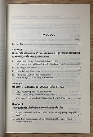 Giáo trình luật tố tụng hành chính Việt Nam