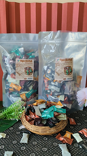 Kẹo Cà Phê Coffee Candy Đài Loan Không Đường Túi 250g