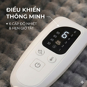 Đệm sưởi Kachi MK363 chăn điện mùa đông - Hàng chính hãng