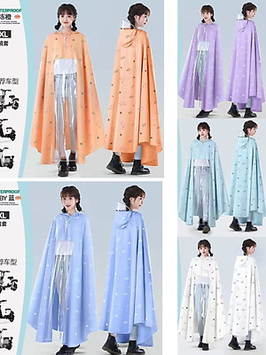 Áo Mưa Một Đầu Có Kính Che Mặt Bảo Vệ Toàn Thân Dày Dặn, Bền Chống Thấm Mưa Tuyệt Đối Phong Cách Thời Trang - HÀNG CHÍNH HÃNG MINIIN