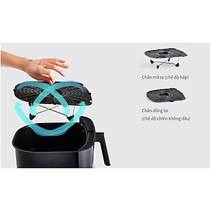 Nồi Chiên Không Dầu Kết Hợp Chức Năng Hấp Lock&Lock EJF881 (7 lít) - Hàng Chính Hãng