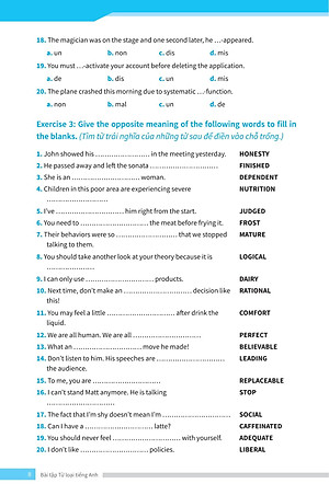 Bài Tập Từ Loại Tiếng Anh - Ôn Thi Vào Lớp 10 Và 10 Chuyên