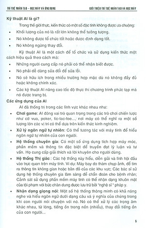 Trí Tuệ Nhân Tạo Học Máy Và Ứng Dụng