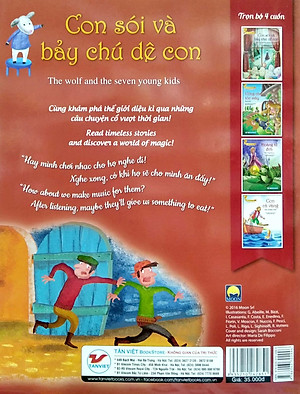 Con Sói Và Bảy Chú Dê Con (Truyện Dành Cho Trẻ Từ 3 Tuổi ) - Truyện Song Ngữ Anh - Việt