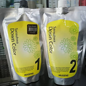 [Tặng móc khoá] Thuốc nhuộm tóc phủ bạc và thời trang Mugens Sansuhwa Color Hàn Quốc 2x450ml 