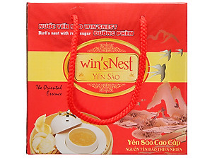 Nước Yến Sào win'sNest Đường Phèn (6 lọ x 70 ml/ Lốc)