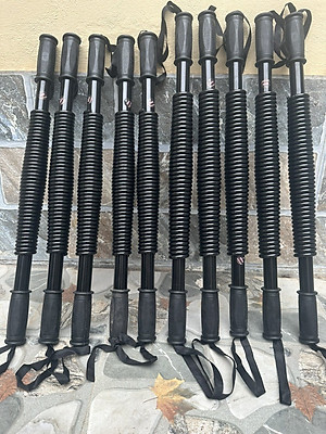 Thanh lò xo gậy bẻ tay tập cơ tay cơ ngực 80kg 100kg titan