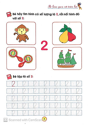 Chuẩn Bị Cho Bé Vào Lớp 1 - Bé Làm Quen Với Toán Học (Quyển 3) (Tái Bản 2020)