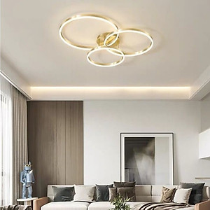 Đèn trần PAPE với 3 chế độ ánh sáng hiện đại trang trí nội thất sang trọng kèm điều khiển [ ẢNH THẬT 100% ].