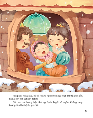Truyện Cổ Tích Nổi Tiếng Song Ngữ Việt - Anh: Nàng Bạch Tuyết - Snow White