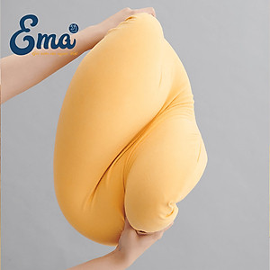 Gối đầu cao su non cho người lớn hình bụng mèo - Kích thước 50x30x9cm - Êm ái - Thoải mái - Phong cách trẻ trung