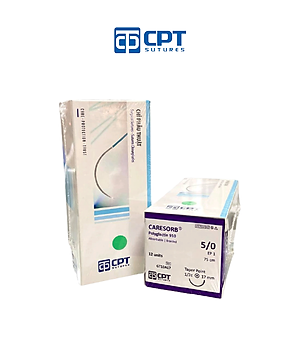 Chỉ phẫu thuật tự tiêu CPT Caresorb Polyglactin 910 số 5/0 - GT10A17