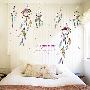 Decal dán tường Dreamcatcher Amy DKN78 - 2 bộ (105 x 200 cm)
