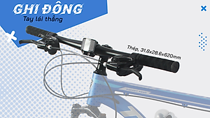 Xe đạp Tekko thể thao R250 cỡ 26 inch - Phù hợp với người cao từ 1m45 trở lên