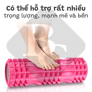 Con Lăn Massage 30x8cm Tập Gym, Yoga,Thể Hình - Gậy tập thẳng lưng, vai, 6015 gậy chống gù lưng, gậy tập yoga gậy chống gù lưng tập yoga bằng thép không gỉ(hàng nhập khẩu)
