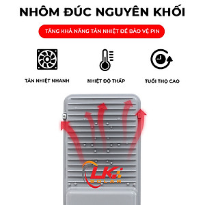 Đèn Đường Led Năng Lượng Mặt Trời Siêu Sáng 100W CHÍNH HÃNG- LK SOLAR LD-44100, Sử dụng 100% năng lượng mặt trời, lắp đặt ngoài sân, đường phố, trang trại, cảm biến ánh sáng, có remote điều khiển
