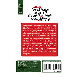 Sách Kỹ năng lập kế hoạch và quản lý tài chính cá nhân trong 30 ngày