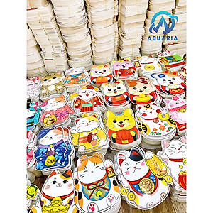 Combo 5 Bao Lì Xì Chibi Mèo 36 Sắc Thái 4D Phản Quang Cầu May Mắn Quý Mão 2023 Quà Tặng Đáng Yêu (Được Chọn Mẫu)