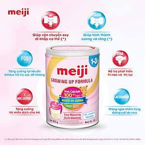 Sản phẩm dinh dưỡng công thức Meiji Growing up Formula 800g (Dành cho trẻ từ 1-3 tuổi)