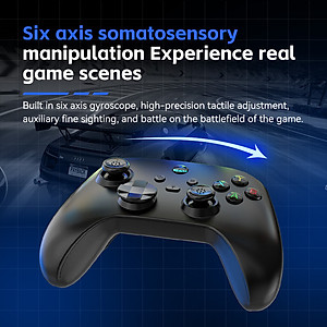 Gamepad tay game Không dây Bluetooth G6 Đa kết nối cho máy tính, laptop, smartphone, máy tính bảng, máy game hàng nhập khẩu
