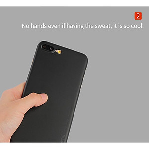Ốp lưng nhám hiệu Memumi cho iPhone 7 Plus / iPhone 8 Plus có gờ bảo vệ camera mỏng 0.3mm - Sản phẩm chính hãng