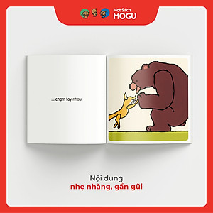 Truyện Ehon bé 1-2-3 tuổi - Chạm tay nhau