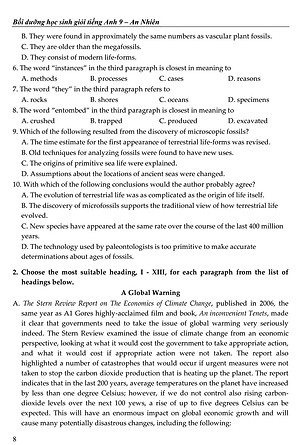 Sách Bồi Dưỡng Học Sinh Giỏi Tiếng Anh Lớp 9