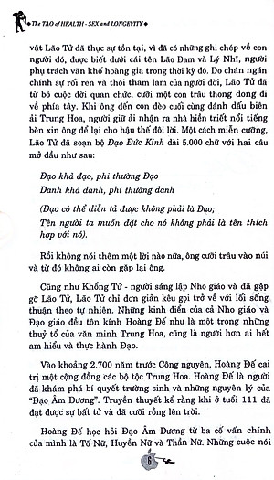 Đạo Của Sức Khỏe, Tình Dục Và Trường Thọ