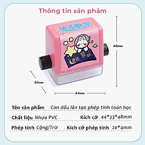 Con Lăn Tạo Phép Tính Cộng Trừ Cho Học Sinh Tiện Lợi Trong Phạm Vi 100 - Hàng Loại 1 - Chính Hãng MINIIN