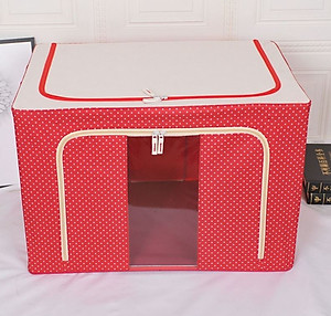 Bộ 2 Túi Đựng Chăn Màn Có Chọn Màu – Combo 2 Túi Vải Quần Áo Khung Sắt Gấp Gọn Cao Cấp Amalife