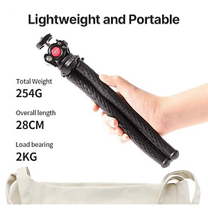 Ulanzi U-SELECT FT-01 - Tripod Bạch Tuộc Xoay 360° Cho Smartphone, Gopro, Máy Ảnh, Tải Trọng 2 Kg - Hàng Chính Hãng