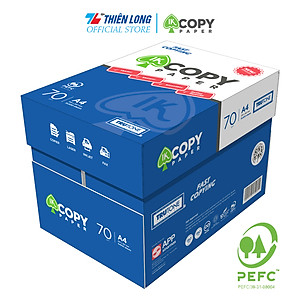 Giấy in photo A4 IK Copy IK-01 - Định lượng 70 gsm - 500 tờ/ream - giấy chất lượng cao nhập khẩu Indonesia