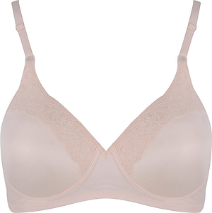 Áo ngực nữ Triumph 052HP không gọng,mút mỏng phối ren màu hồng phấn