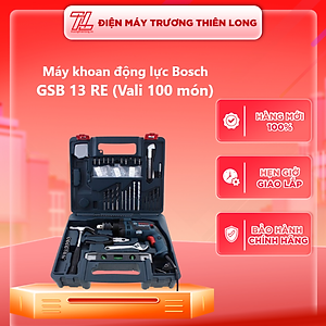 Máy Khoan Động Lực Bosch GSB-13RE SET Kèm 100 Phụ Kiện Chi Tiết