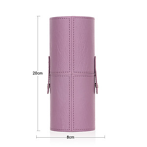 Bộ Cọ Trang Điểm 9 Cây AW01 Cao  + Hộp  đựng Cọ Da