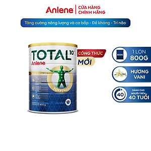 [MỚI] Sữa bột bổ sung dinh dưỡng Anlene Total 10 lon 800g Tặng 1 Nồi Inox Hoặc Chảo 18cm
