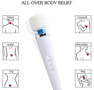 Máy Mát Xa HV280 Không Dây Pin Sạc 100% Seal Chính Hãng, Máy Massage HV280 Maggic Wand 10 Kiểu Tốc Độ Mạnh Mẽ Bản Nâng Cấp