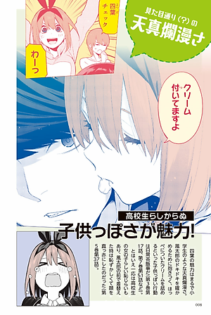 五等分の花嫁 キャラクターブック 四葉 (KCデラックス)