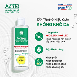 Nước tẩy trang cho da mụn Acnes Micellar Water 200ml