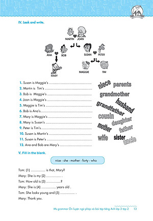 Sách Ms Grammar Ôn Luyện Ngữ Pháp Và Bài Tập Tiếng Anh Lớp 3 Tập 2